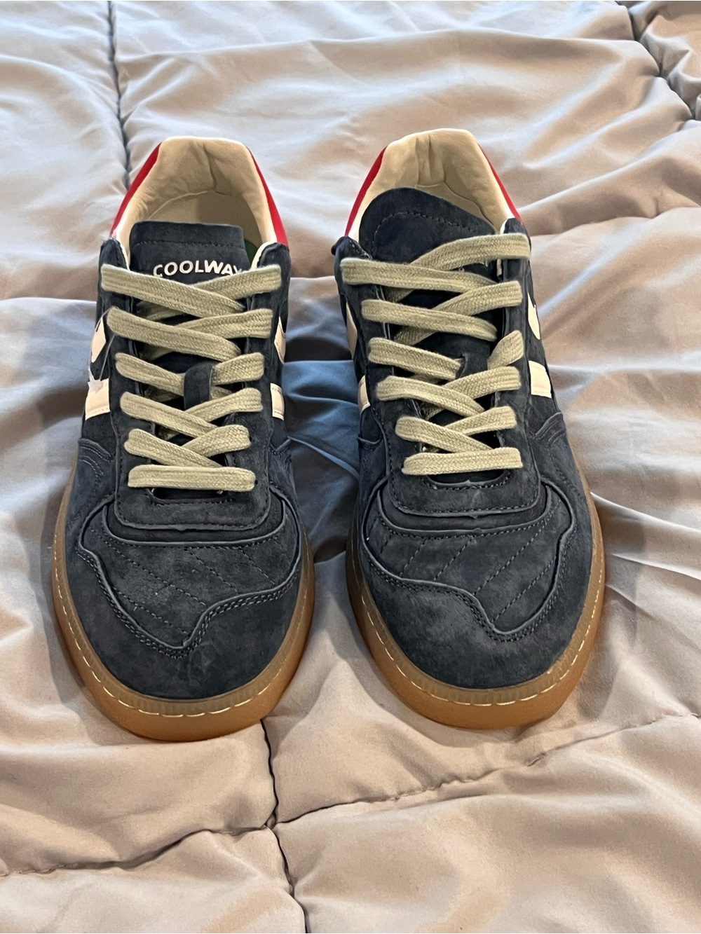 Coolway Men's Goal Blue Shark Suede Sneakers EU 42 US 8 NEW🔥